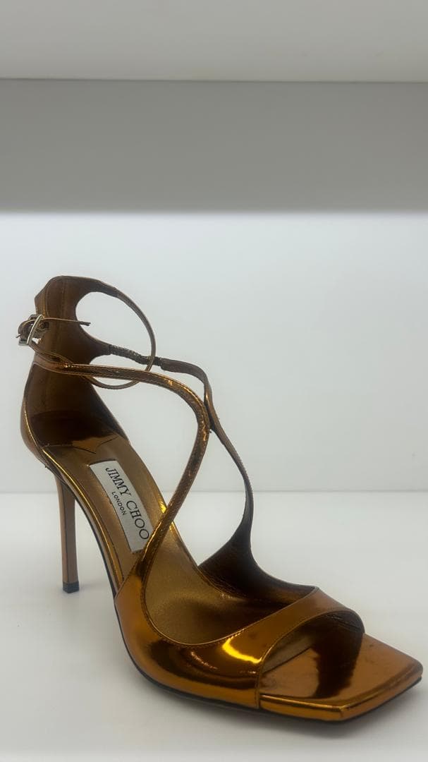 Jimmy Choo Metallic Strappy Sandals