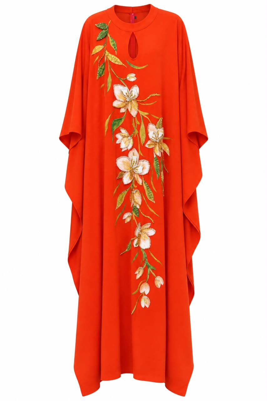 PARSON ORANGE FLOWER GOWN