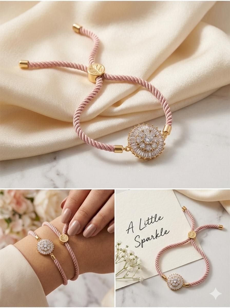 Sparkling Sunburst Rakhi