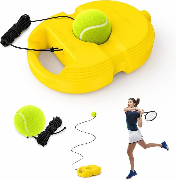 Tennis Training Rebounder with Ball and Cord