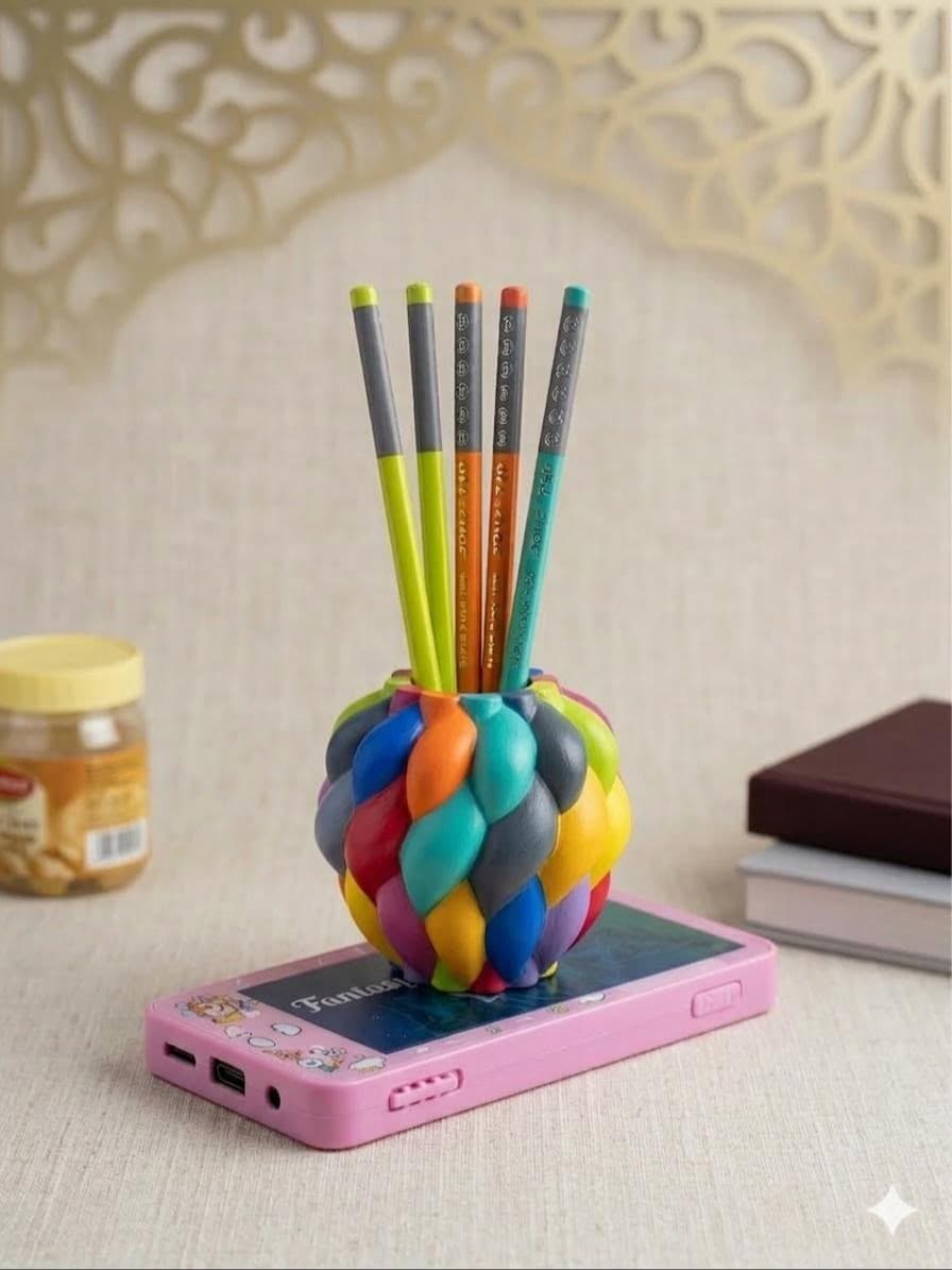 Rainbow Orb Pen Stand