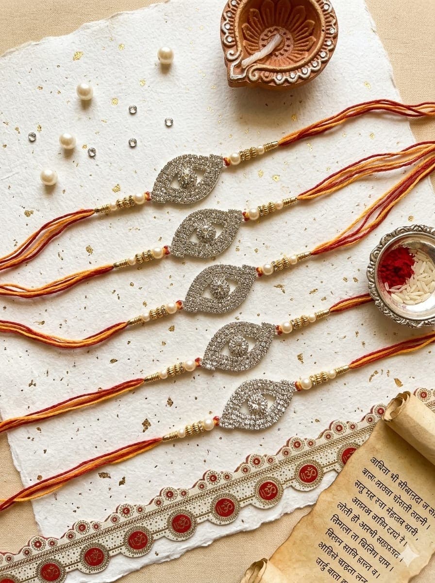 Ganesha Rudraksha Rakhi