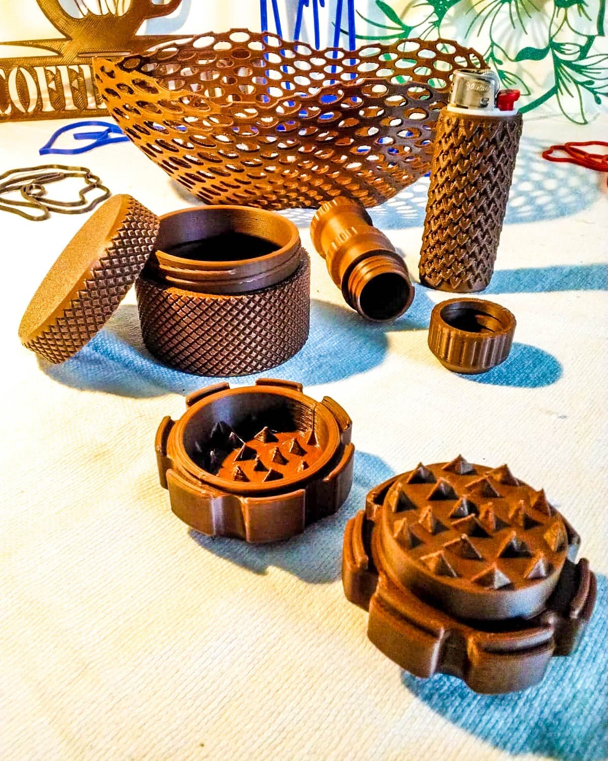 3D Printed 4/20 Storage & Prep Kit
