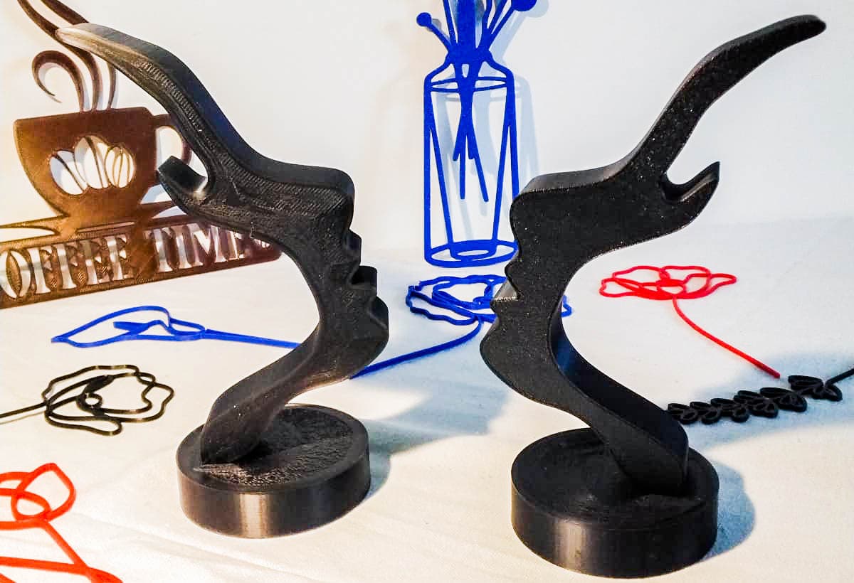 Abstract Face Sculpture Set