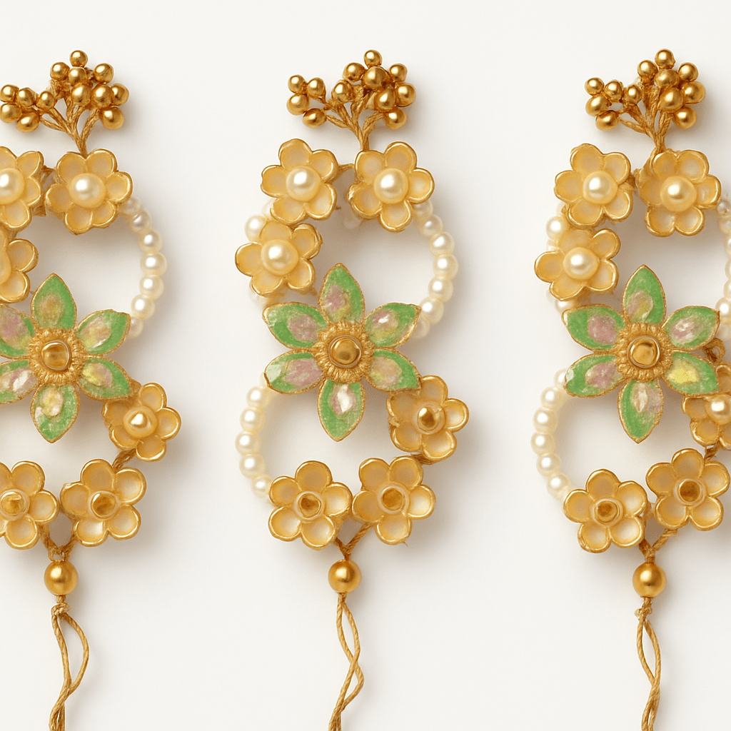 Elegant Floral Bangle Rakhi