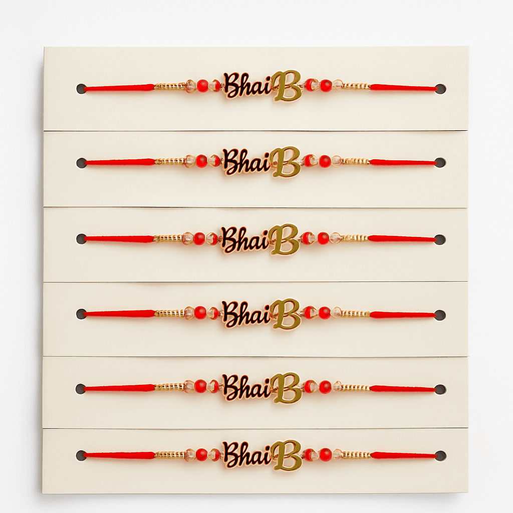 Elegant Beaded Rakhi