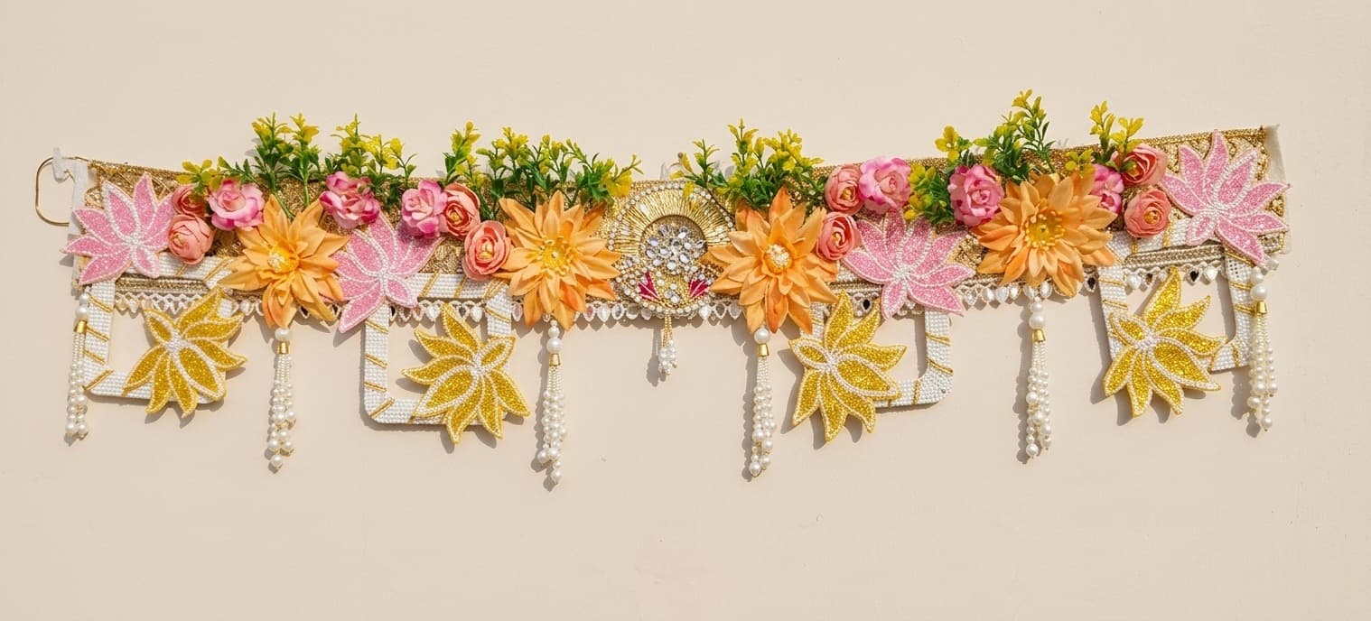 Floral Embellished Toran