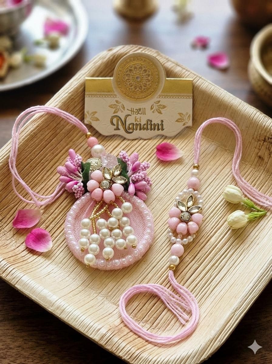 Handcrafted Rakhi Set