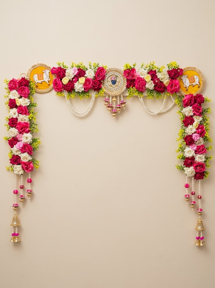 Rose & Bell Door Toran